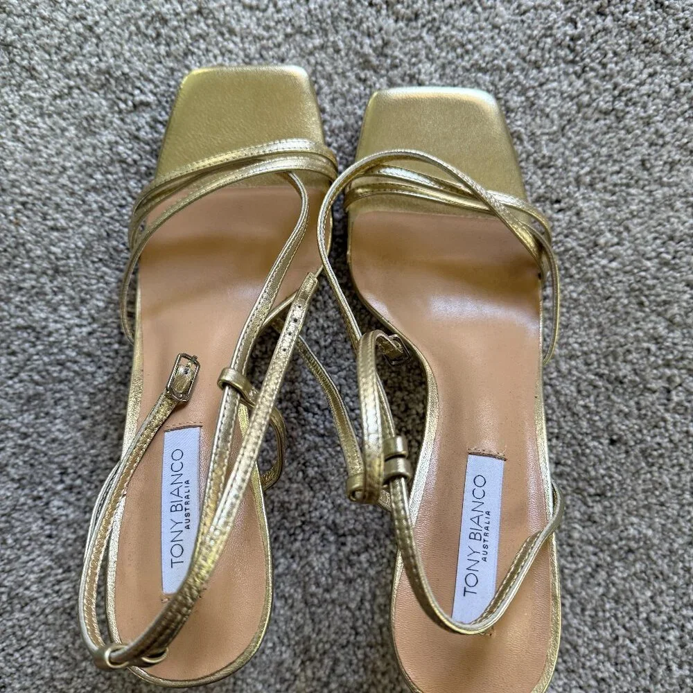 Tony Bianco - Franci High Heel Gold Stiletto - Picture 6 of 8